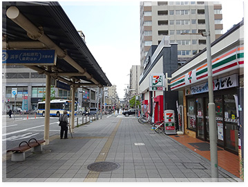阪神西宮駅南口バス停からのアクセス写真2